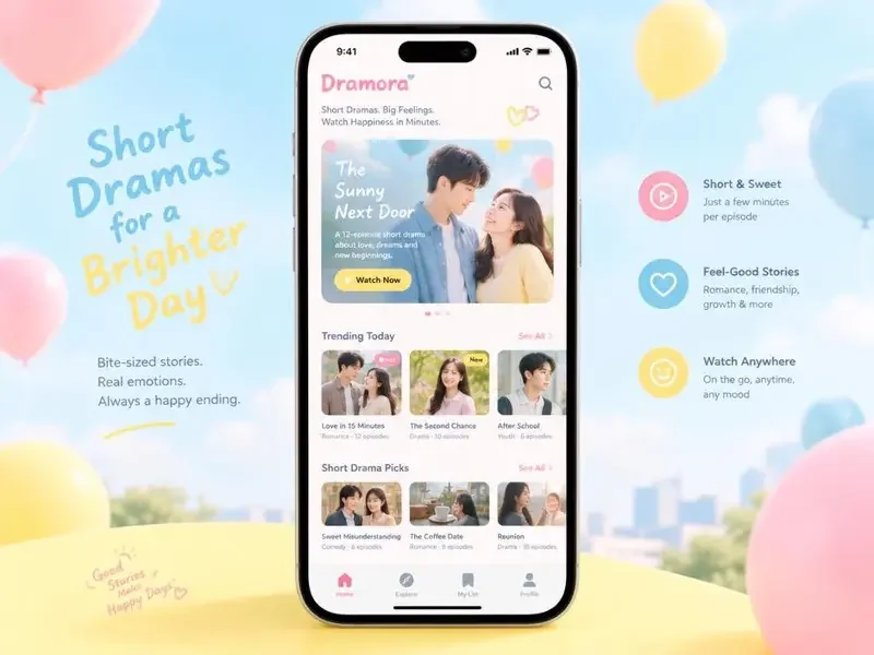 短剧魔改剧在线APP手机界面展示